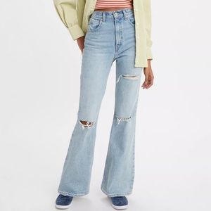 Levi’s high rise flare jeans